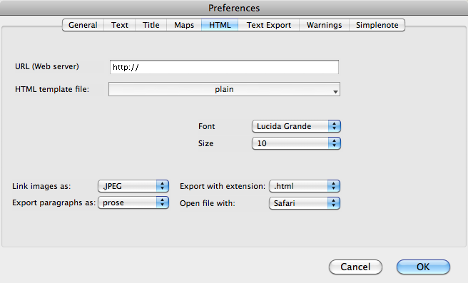 Export paragraphs