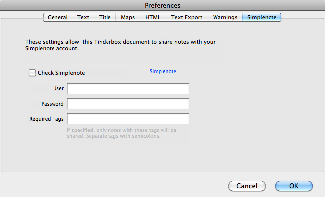 Check Simplenote