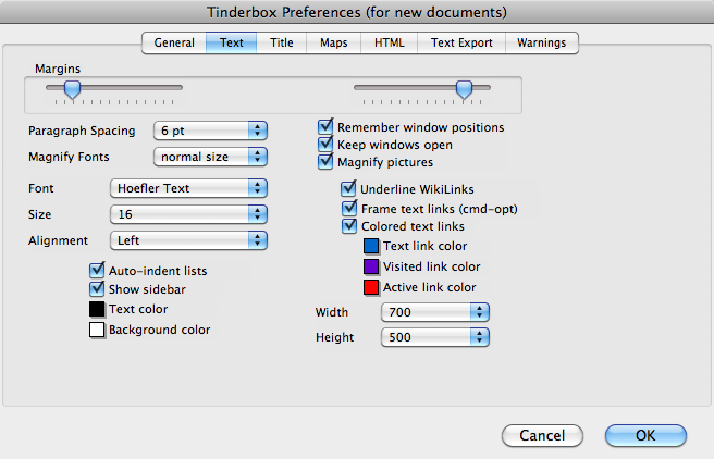 Auto-indent lists